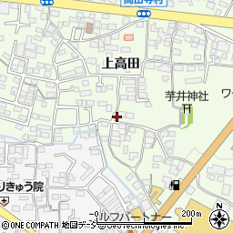 長野県長野市高田1156-3周辺の地図
