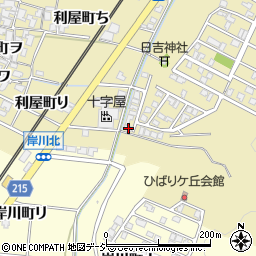 石川県金沢市利屋町245周辺の地図