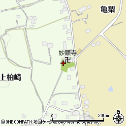 栃木県塩谷郡高根沢町上柏崎111周辺の地図