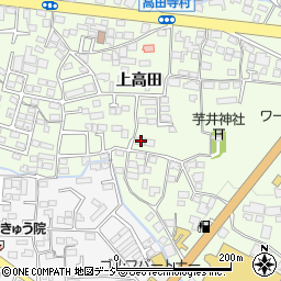 長野県長野市高田1156周辺の地図