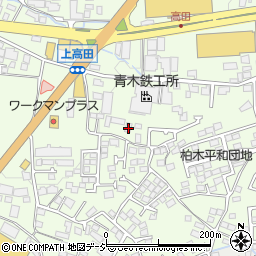 長野県長野市高田1812-1周辺の地図