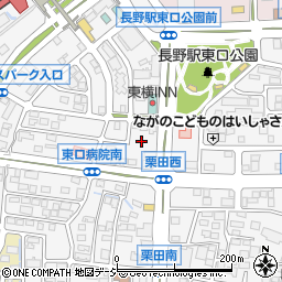 長野県長野市栗田1655周辺の地図