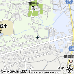 長野県長野市高田南高田2512-5周辺の地図