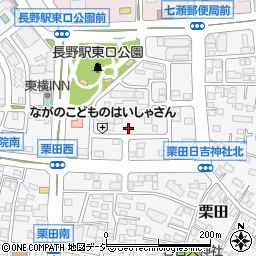 長野県長野市栗田1906周辺の地図