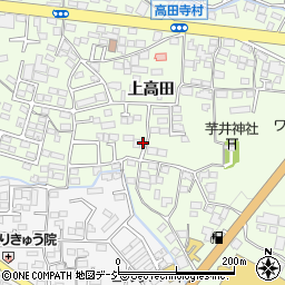 長野県長野市高田1154-3周辺の地図
