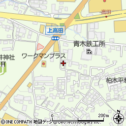 長野県長野市高田1785-8周辺の地図