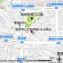 長野県長野市栗田399-5周辺の地図