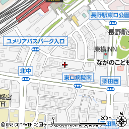 長野県長野市栗田1610周辺の地図