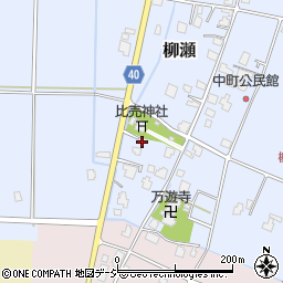 富山県砺波市柳瀬715周辺の地図