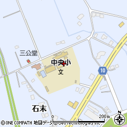 高根沢町立中央小学校周辺の地図