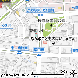 栗田中周辺の地図