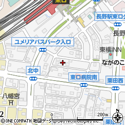 長野県長野市栗田1606周辺の地図