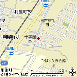 石川県金沢市利屋町249周辺の地図