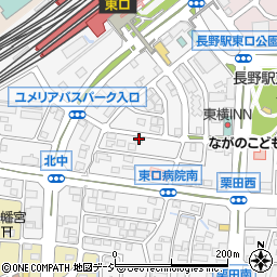 長野県長野市栗田1607周辺の地図