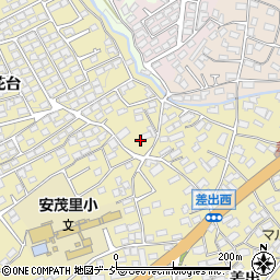 長野県長野市安茂里850周辺の地図
