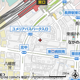 長野県長野市栗田1605周辺の地図