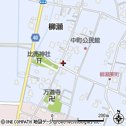 富山県砺波市柳瀬666周辺の地図