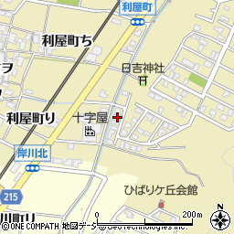 石川県金沢市利屋町250周辺の地図