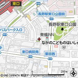 長野県長野市栗田2167周辺の地図