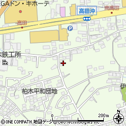 長野県長野市高田南高田2216-1周辺の地図