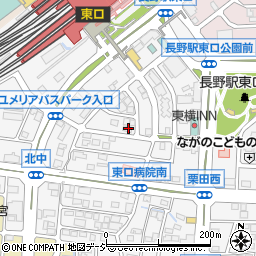 長野県長野市栗田2216周辺の地図