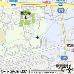 長野県長野市高田2315周辺の地図