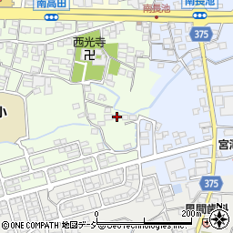 長野県長野市高田2319-1周辺の地図