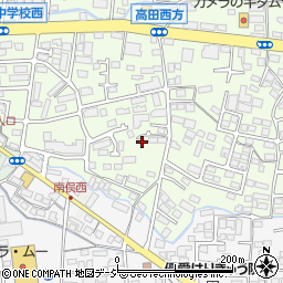 長野県長野市高田1084-2周辺の地図