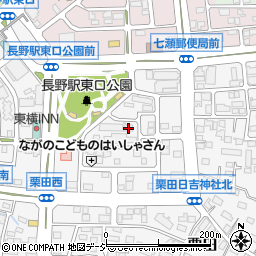 長野県長野市栗田2110周辺の地図