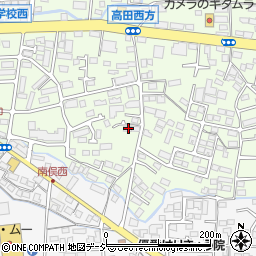 長野県長野市高田1084周辺の地図