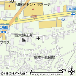 長野県長野市高田南高田1824-6周辺の地図