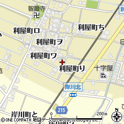 石川県金沢市利屋町り周辺の地図