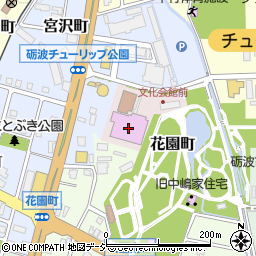 砺波市文化会館周辺の地図