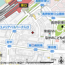 長野県長野市栗田2212周辺の地図