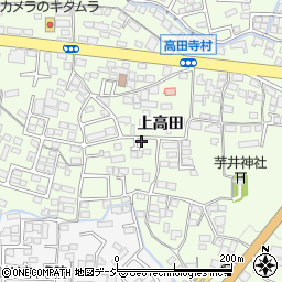 長野県長野市高田1226-12周辺の地図