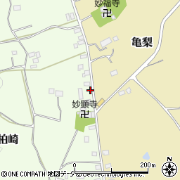 栃木県塩谷郡高根沢町上柏崎117周辺の地図