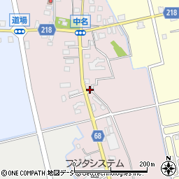 富山県富山市婦中町中名516周辺の地図