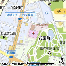 富山県砺波市花園町周辺の地図