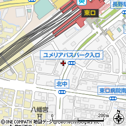 松栄寿司 長野駅東口店周辺の地図