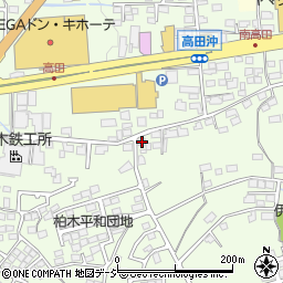 長野県長野市高田南高田2066周辺の地図