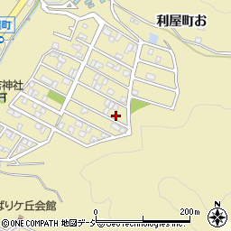 石川県金沢市利屋町121周辺の地図