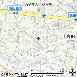 長野県長野市高田1111周辺の地図
