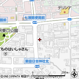 長野県長野市栗田2036周辺の地図