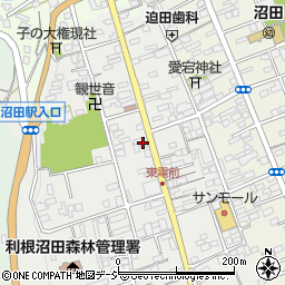 飯田商店周辺の地図