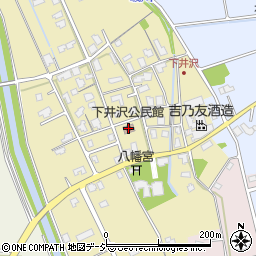 婦中町下井沢自治会公民館周辺の地図