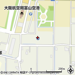 富山きときと空港無料駐車場周辺の地図