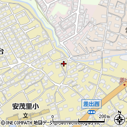 長野県長野市安茂里845周辺の地図