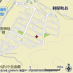 石川県金沢市利屋町123周辺の地図