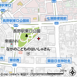 長野県長野市栗田2081周辺の地図
