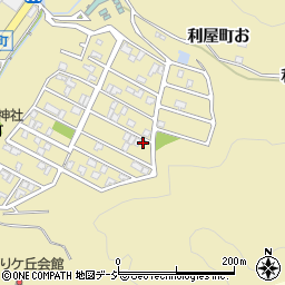 石川県金沢市利屋町117周辺の地図